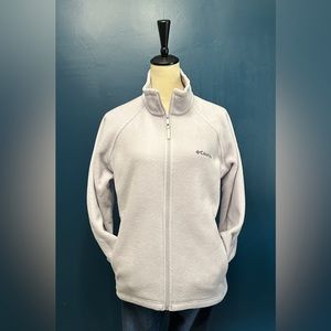 COLUMBIA Benton Springs Zip Front Fleece Jacket EUC Size Large